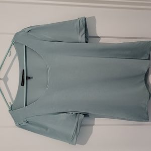 Sage green spandex/rayon shirt
